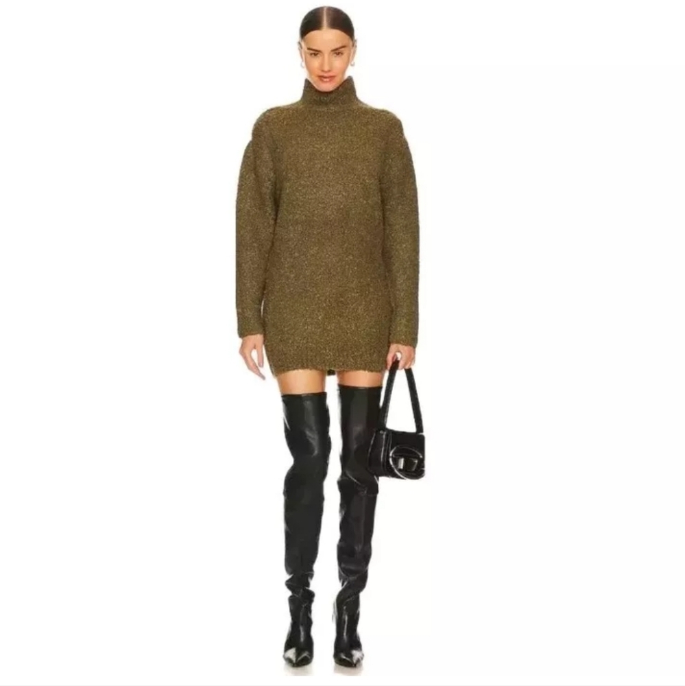 Retrofete SER.O.YA Pull On Turtleneck Style Charlie Mini Sweater Dress